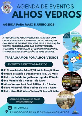 Agenda Eventos Alhos Vedros Mai Jun