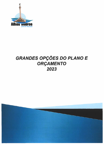 Grandes opções do plano e orçamento 2023