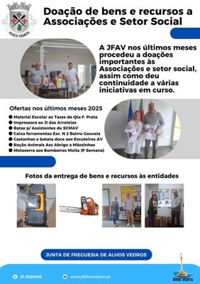 Apoio As Associacoes Entidades E Ao Setor Social Em Alhos Vedros