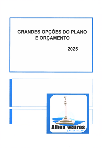 Grandes opções do plano e orçamento 2025